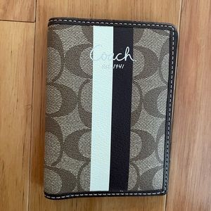 Coach passport holder